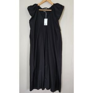 corset bodice maxi dress Black White Colorblock Gown